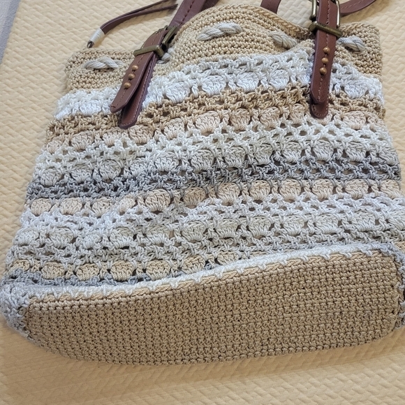 The sak crochet neutral colored purse - Picture 2 of 7